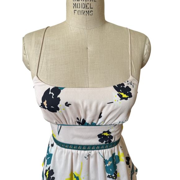 Self-Portrait Midi Tiered Floral Dress Size 4 - Picture 5 of 11